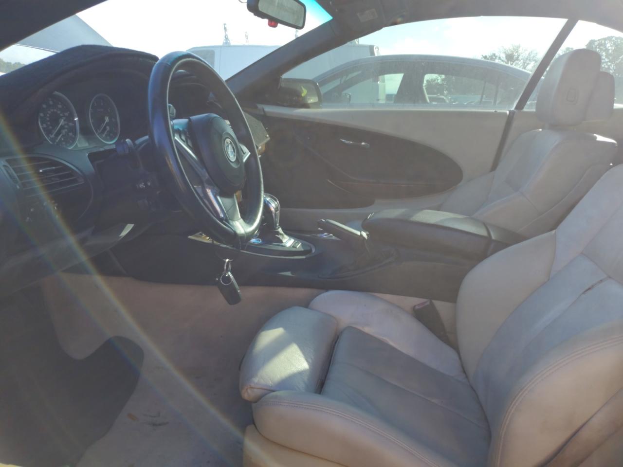 2008 Bmw 650 I Black vin: WBAEB53598CX63100