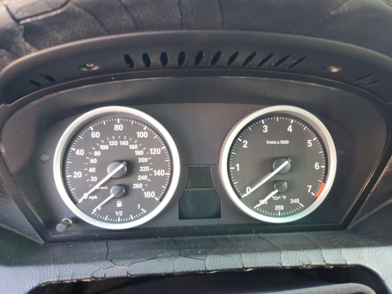 2008 Bmw 650 I Black vin: WBAEB53598CX63100