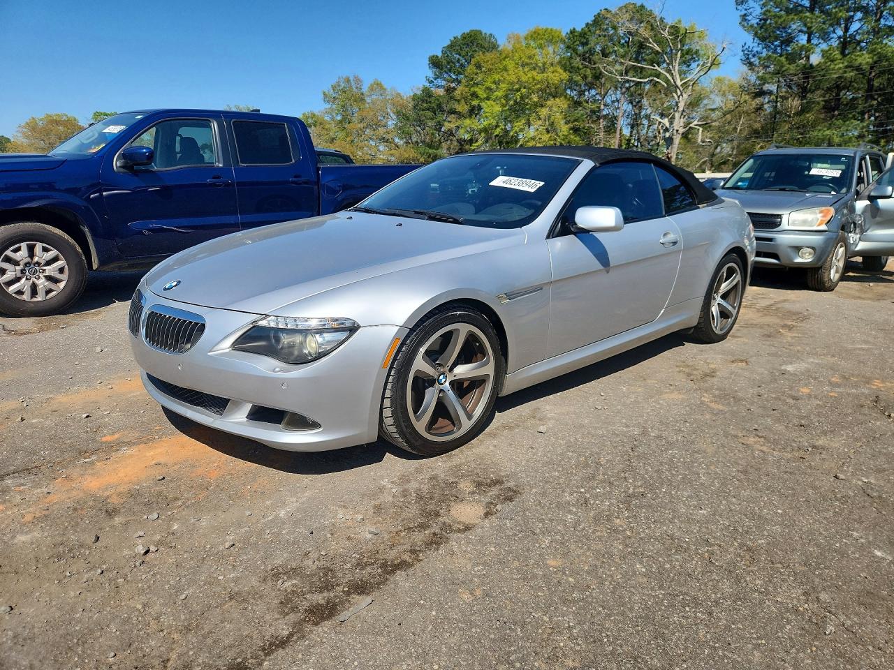 2008 Bmw 650 I Silver vin: WBAEB53598CX63971