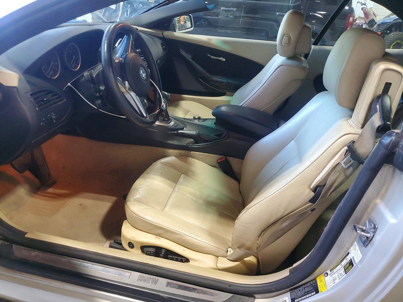 2009 Bmw 650 I Silver vin: WBAEB53599CX64734