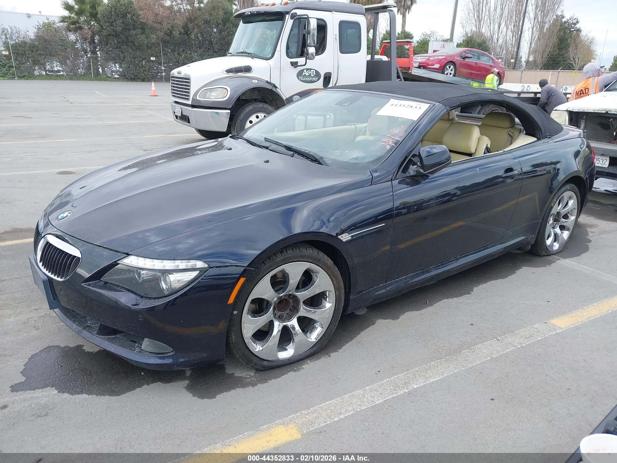 2010 Bmw 650i   Black vin: WBAEB5C50AC225245