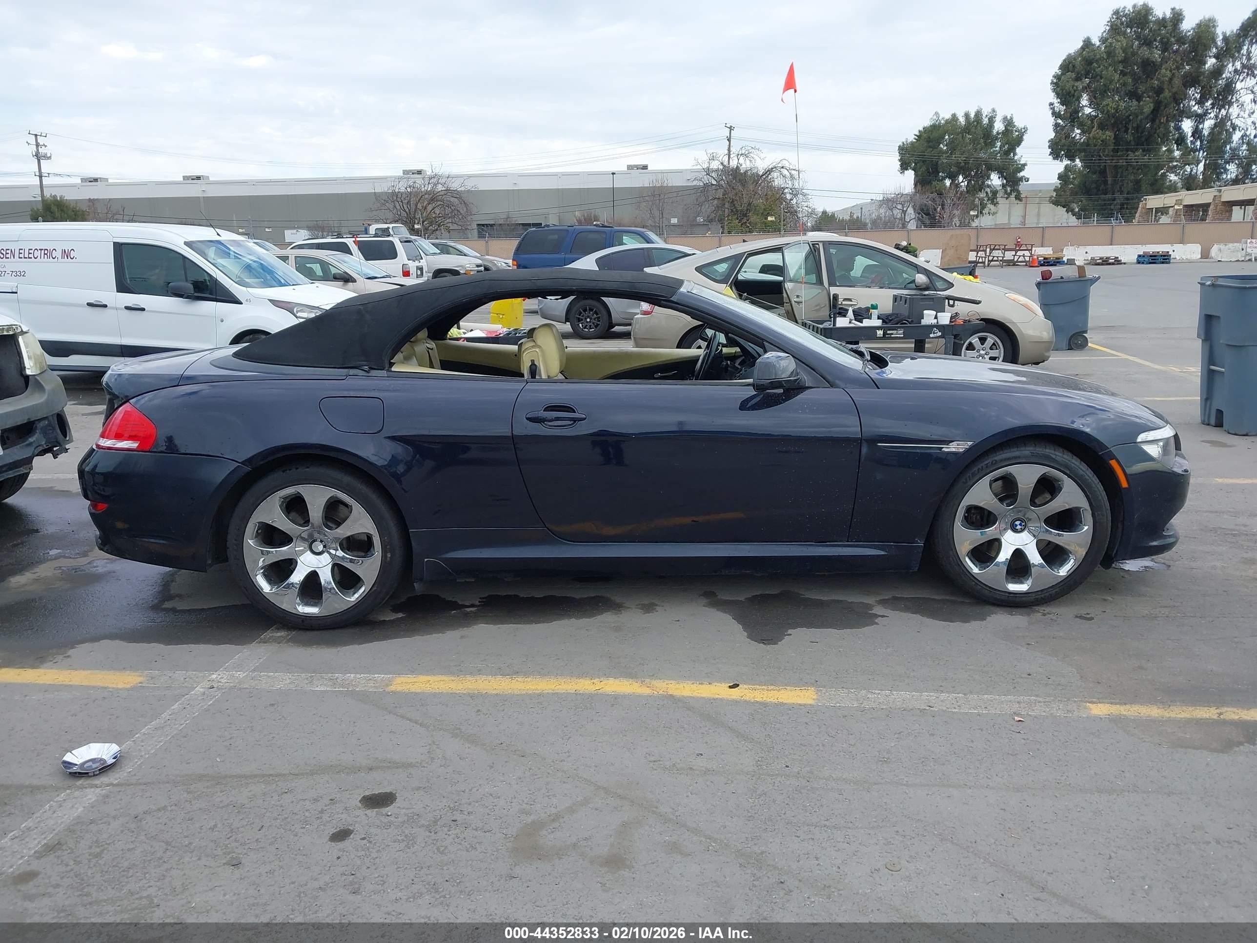 2010 Bmw 650i   Black vin: WBAEB5C50AC225245