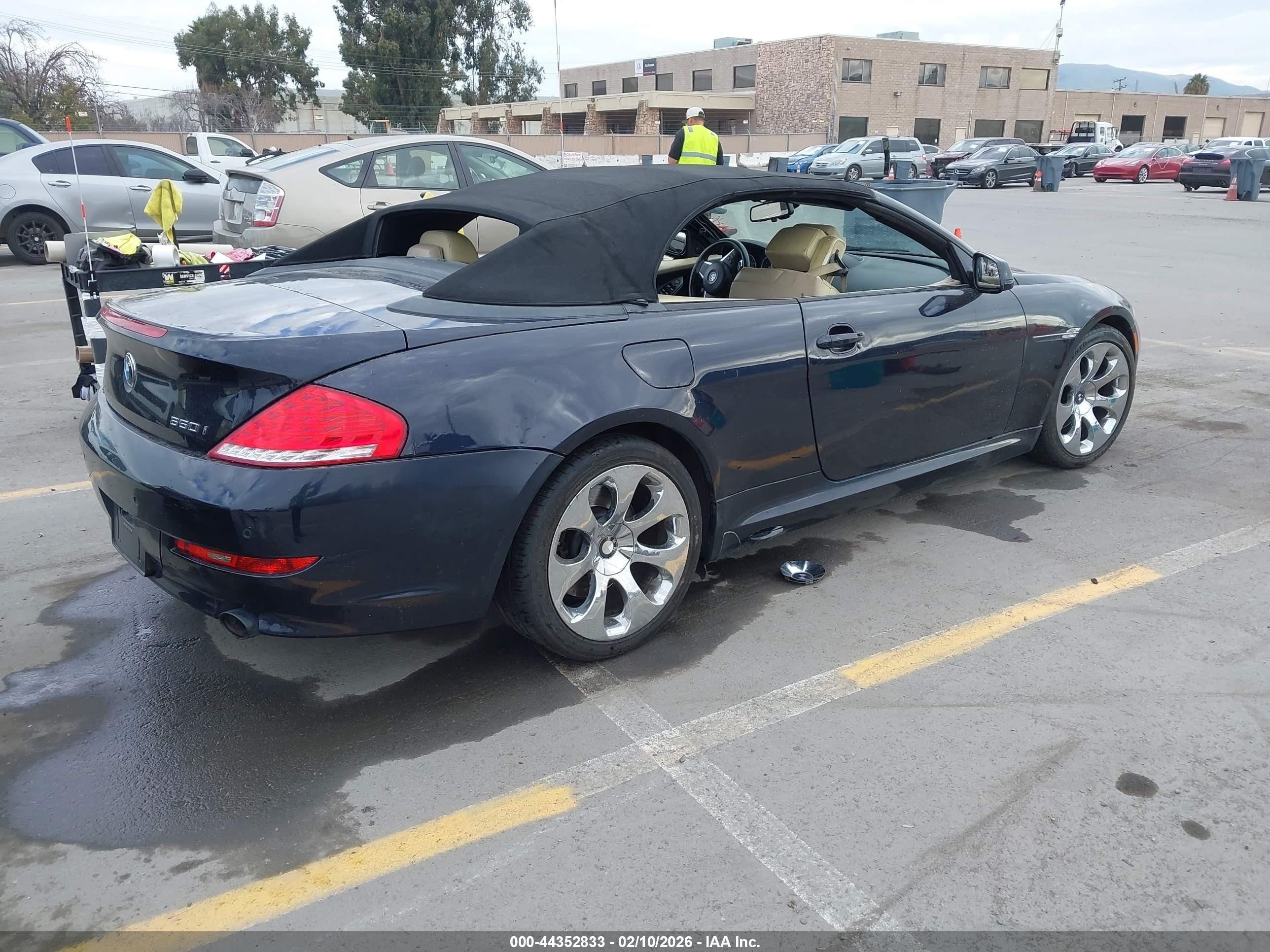 2010 Bmw 650i   Black vin: WBAEB5C50AC225245