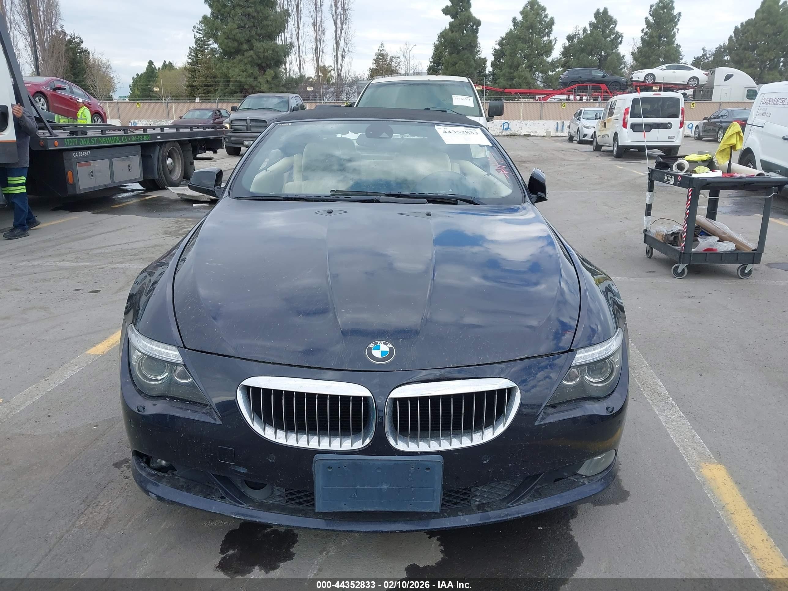 2010 Bmw 650i   Black vin: WBAEB5C50AC225245