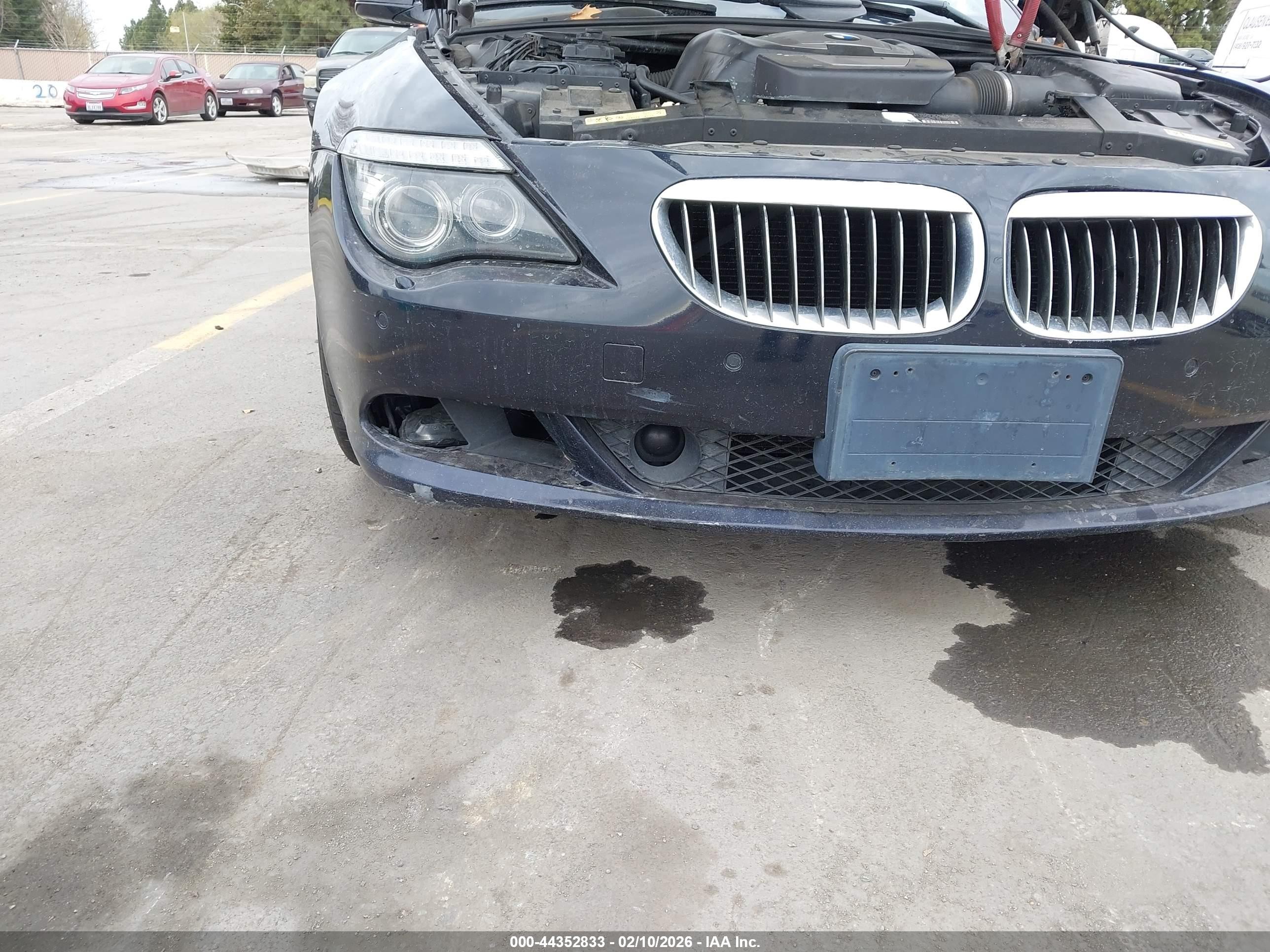 2010 Bmw 650i   Black vin: WBAEB5C50AC225245