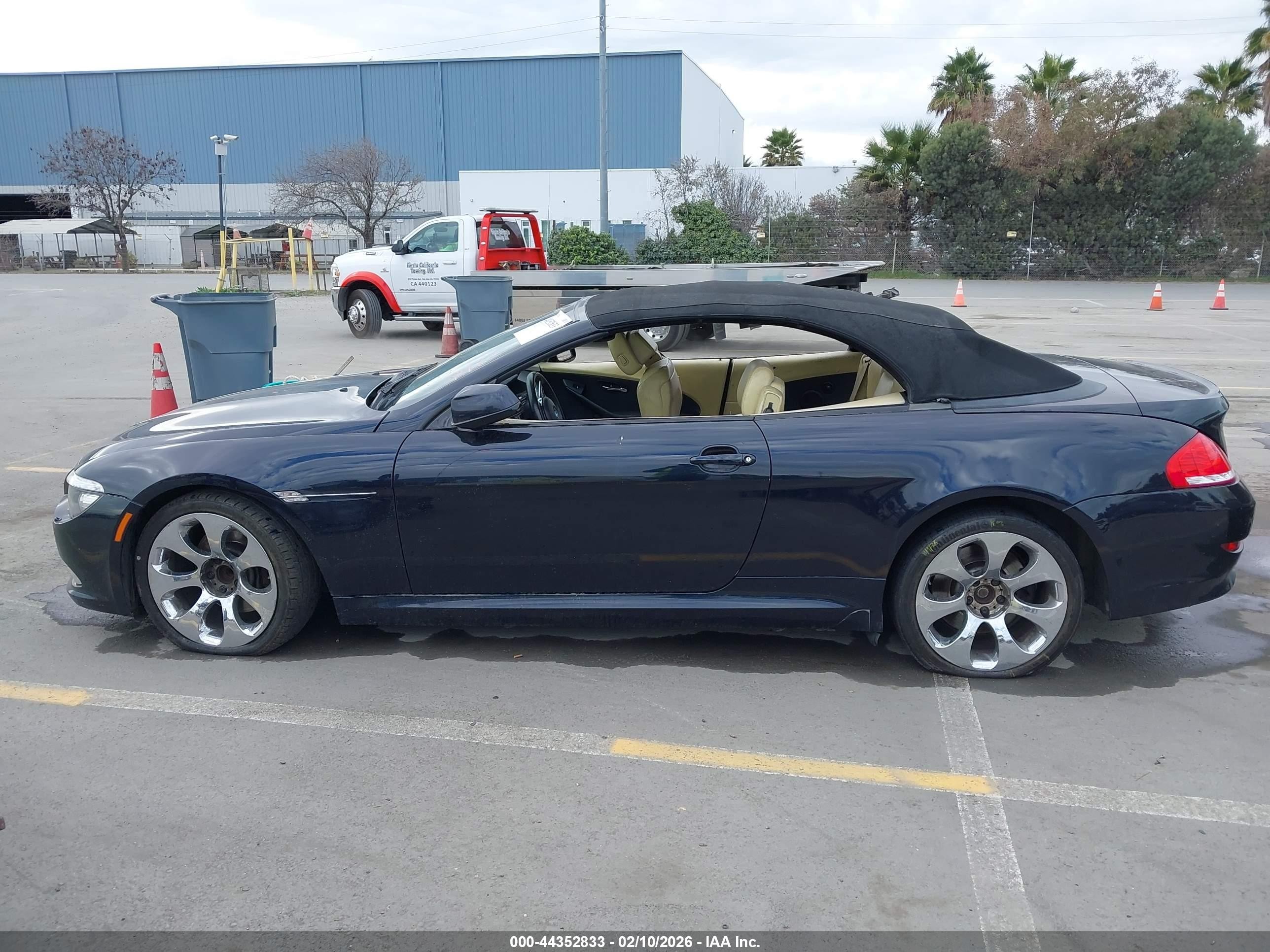 2010 Bmw 650i   Black vin: WBAEB5C50AC225245
