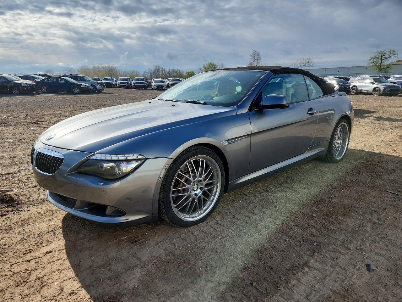 2010 Bmw 650 I Silver vin: WBAEB5C50AC225939