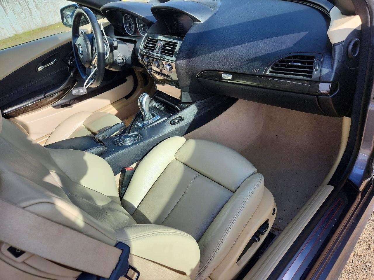 2010 Bmw 650 I Silver vin: WBAEB5C50AC225939