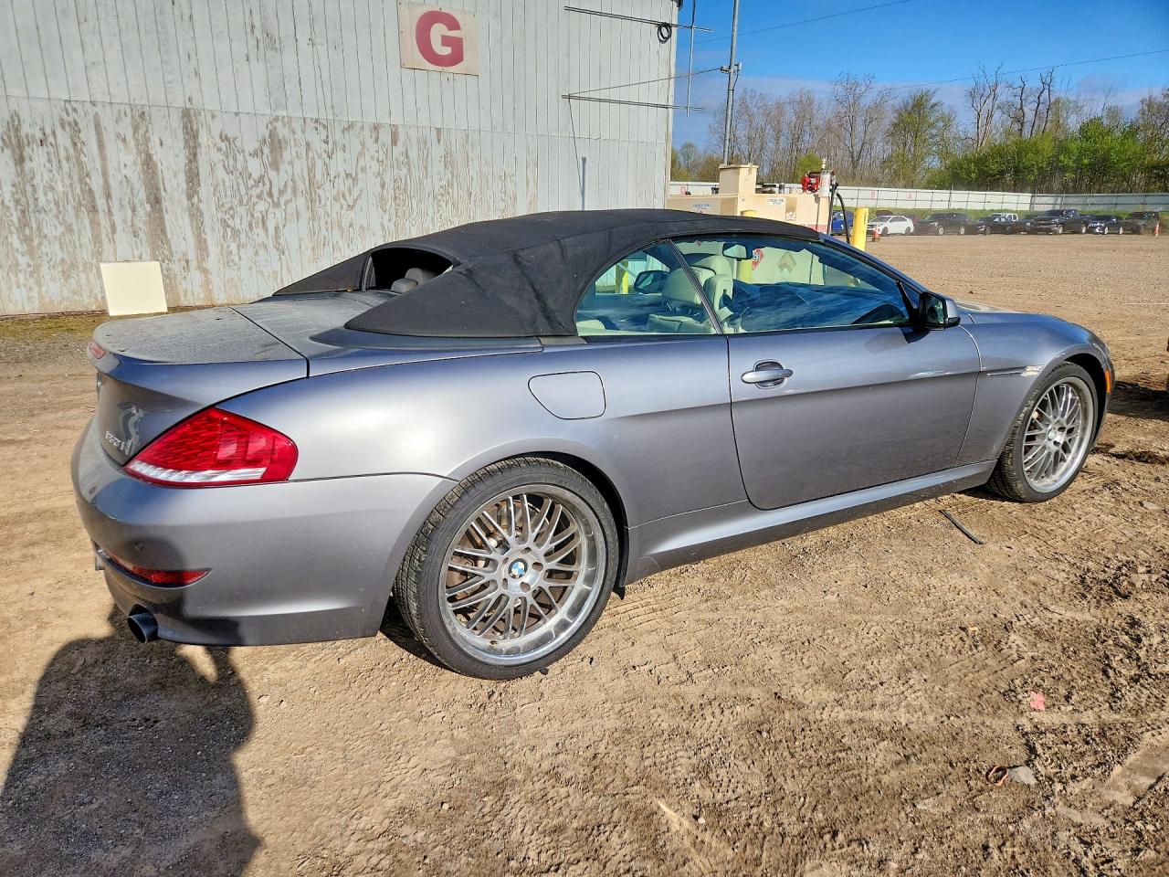 2010 Bmw 650 I Silver vin: WBAEB5C50AC225939