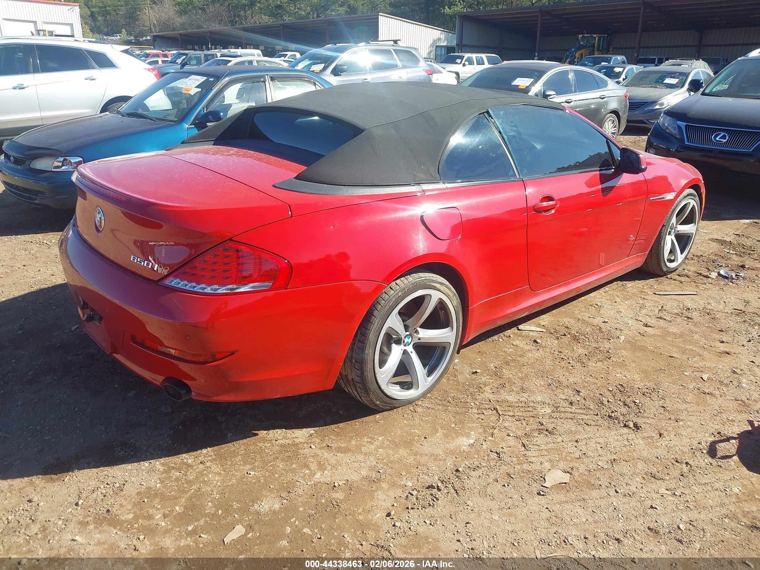 2010 Bmw 650i   Red vin: WBAEB5C50AC226010