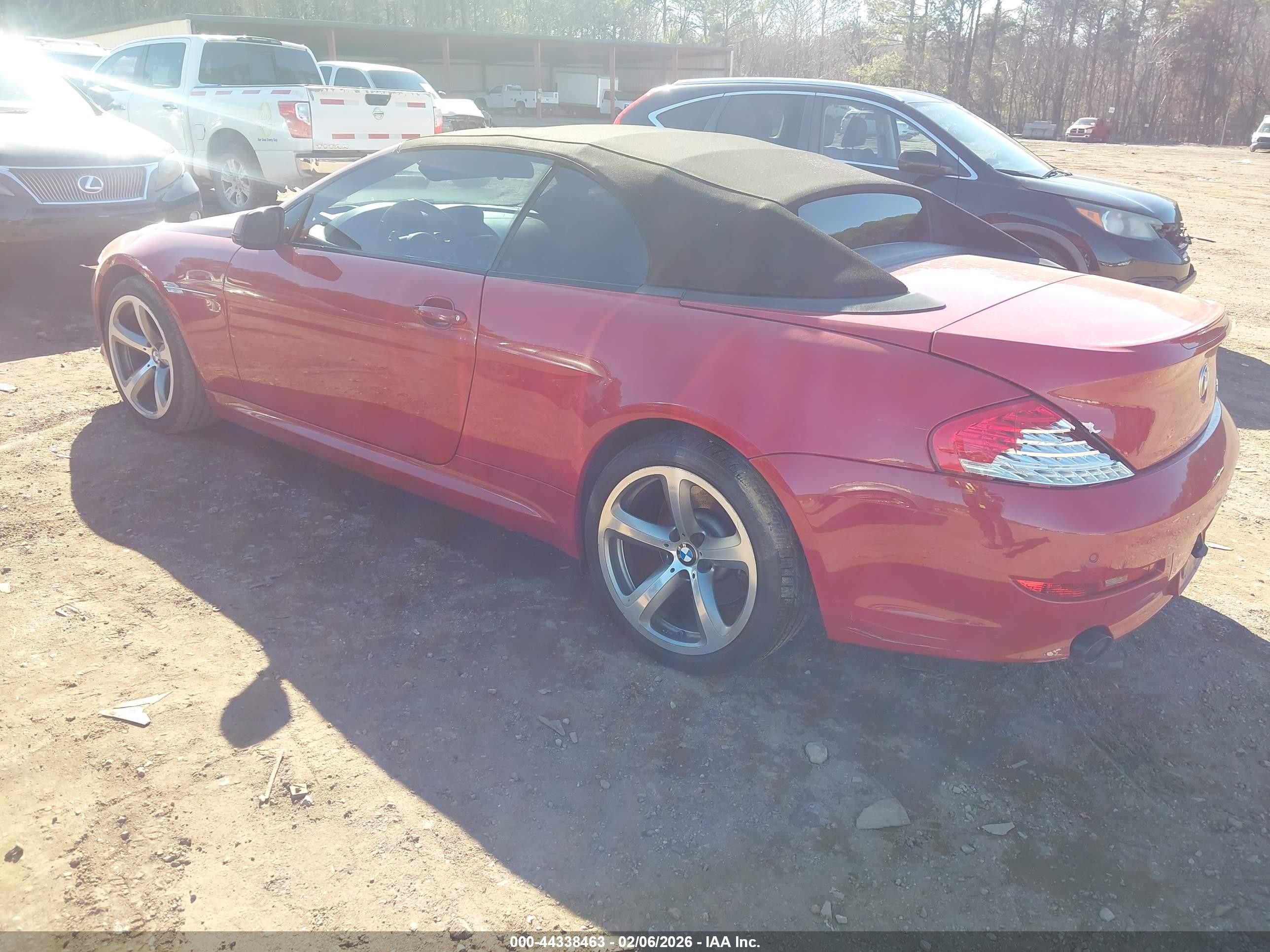 2010 Bmw 650i   Red vin: WBAEB5C50AC226010
