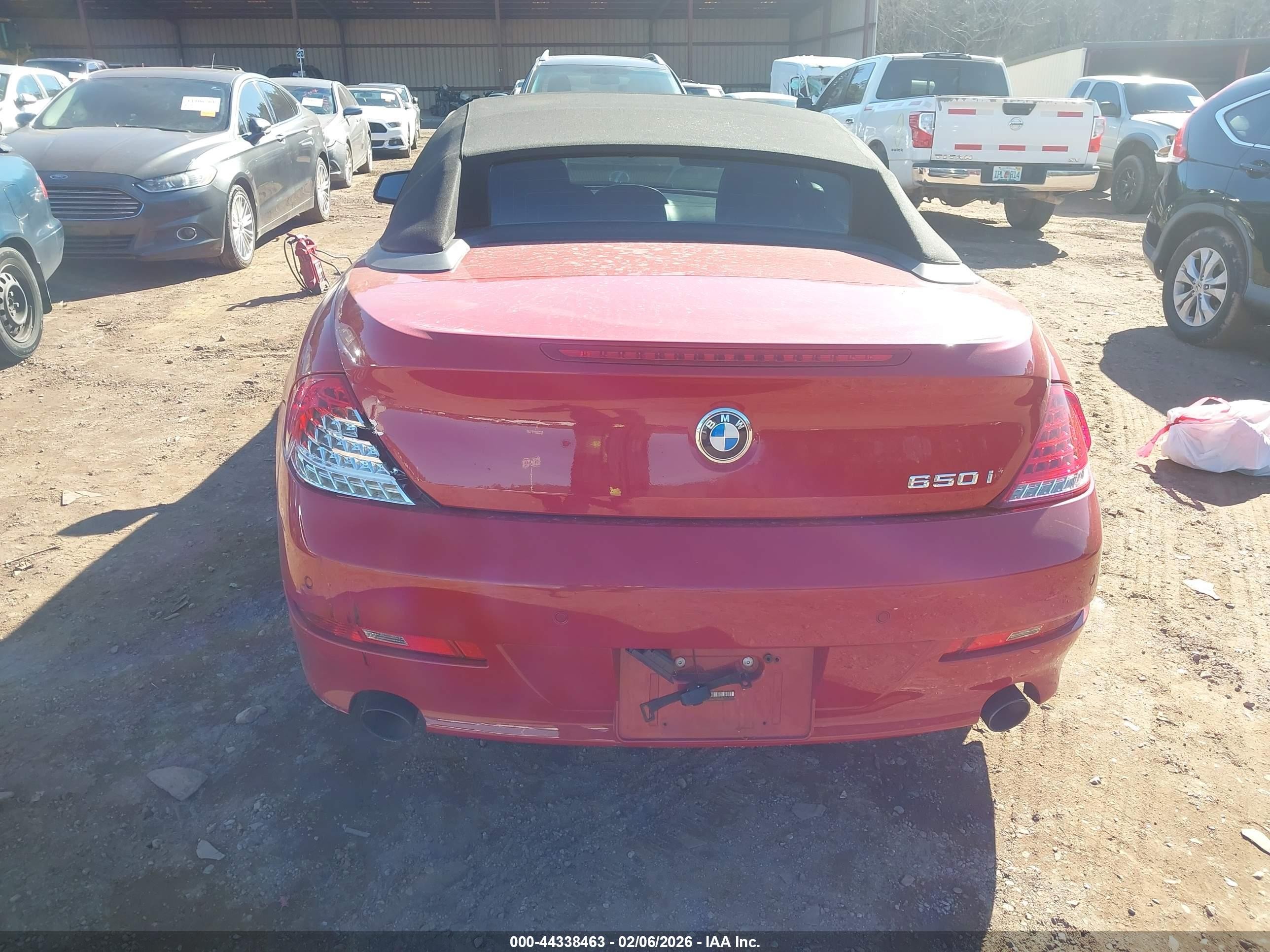 2010 Bmw 650i   Red vin: WBAEB5C50AC226010