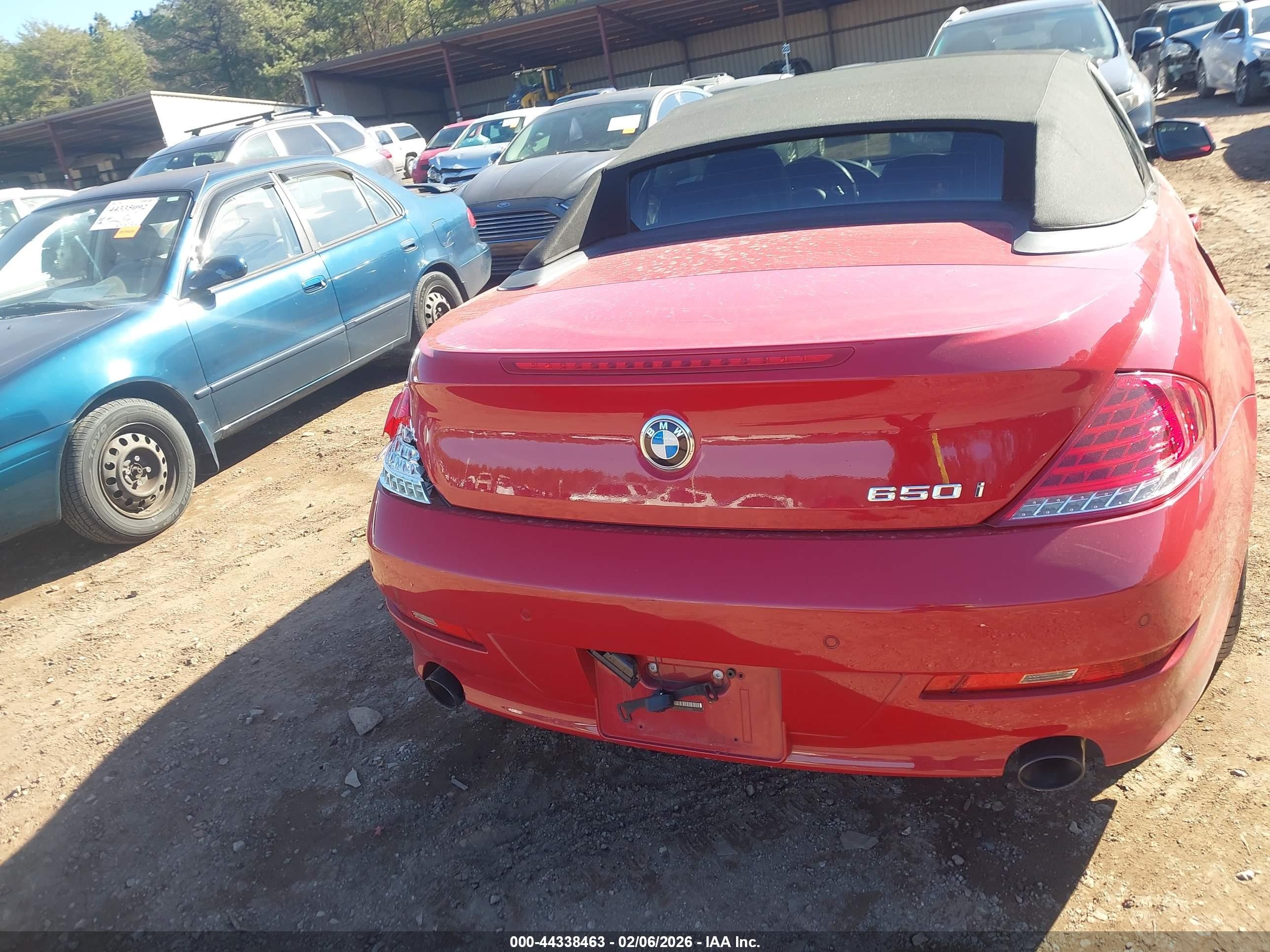2010 Bmw 650i   Red vin: WBAEB5C50AC226010