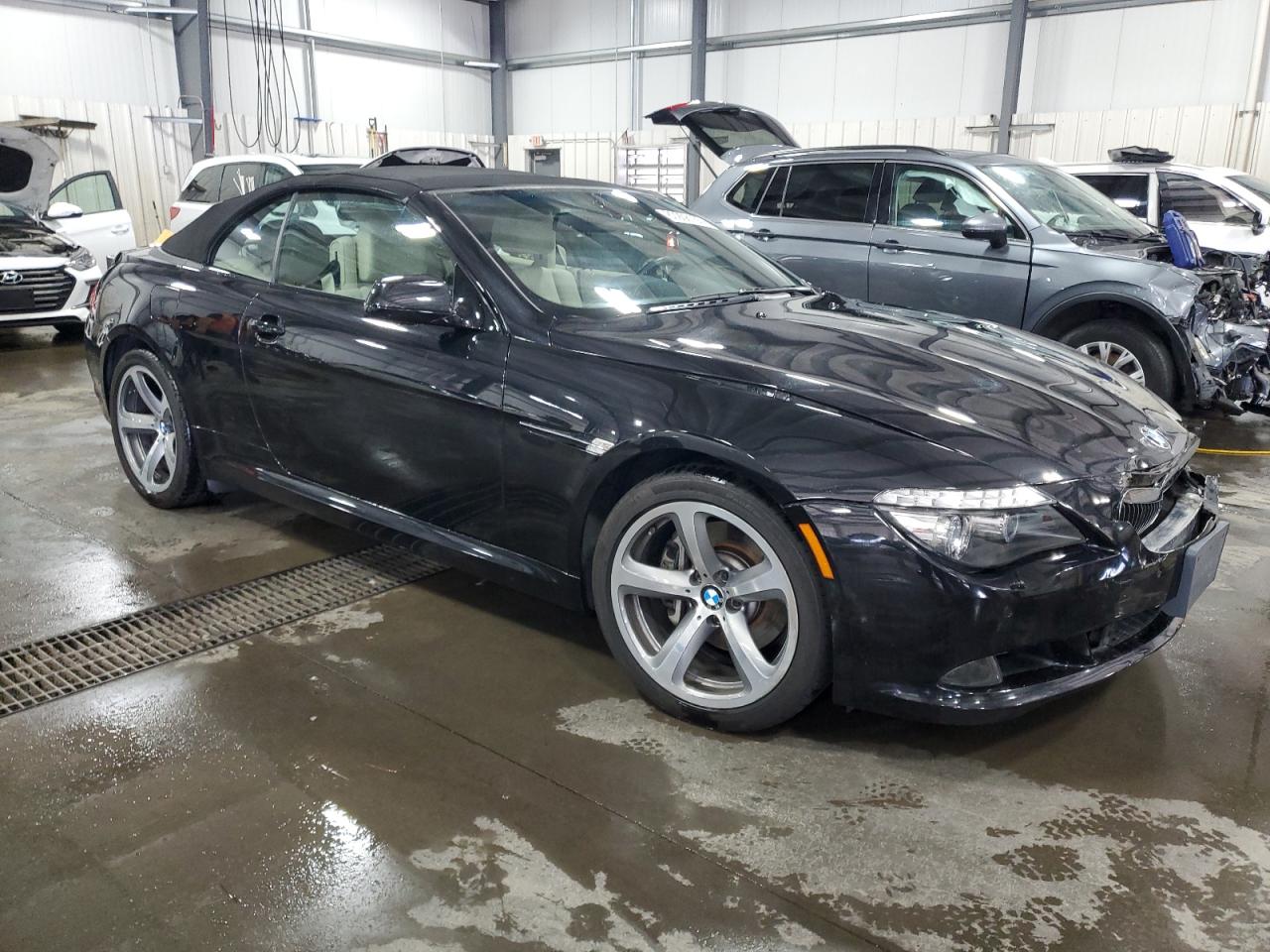 2010 Bmw 650 I Black vin: WBAEB5C50AC226055