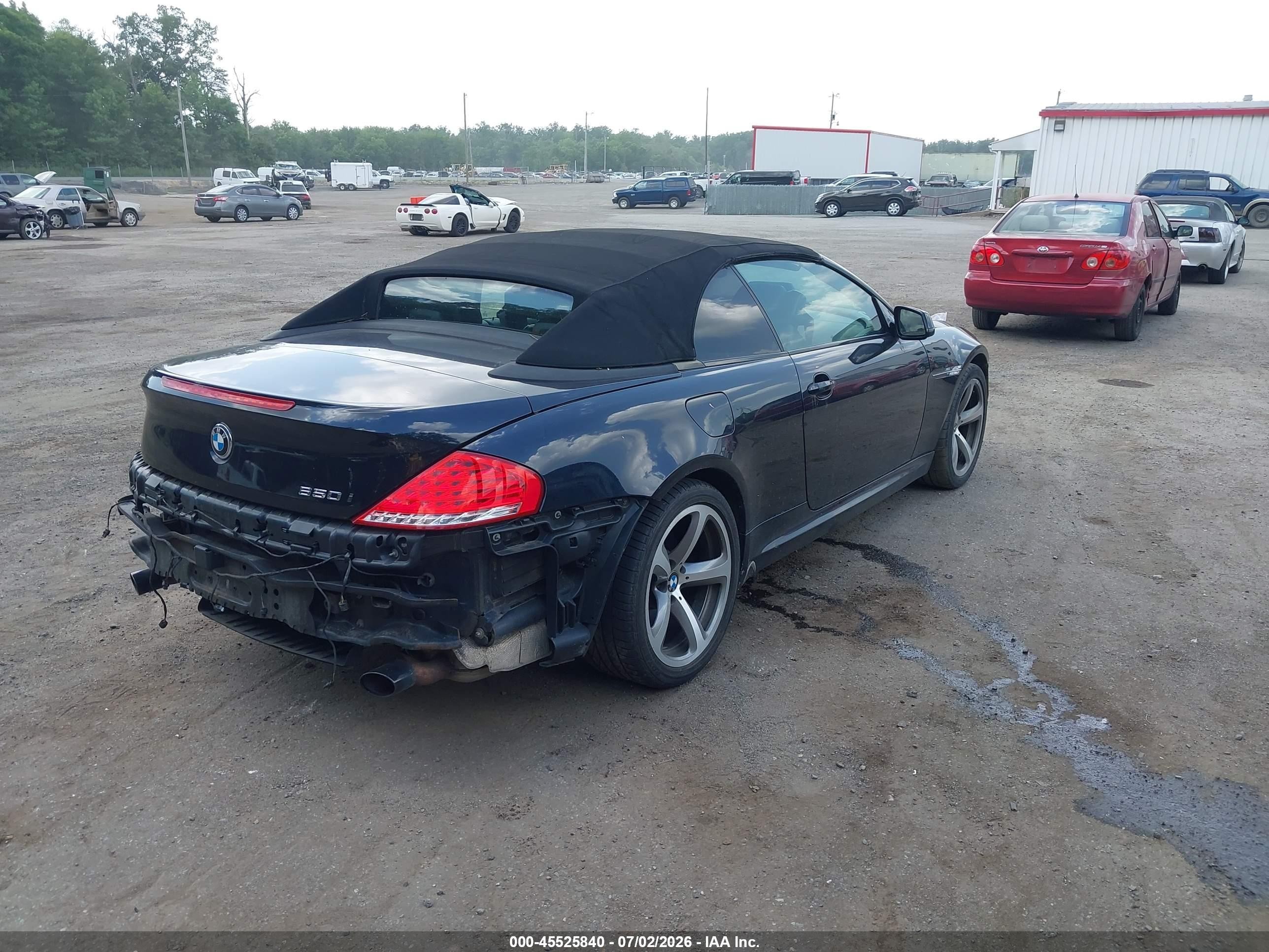 2010 Bmw 650i   Black vin: WBAEB5C51AC224914