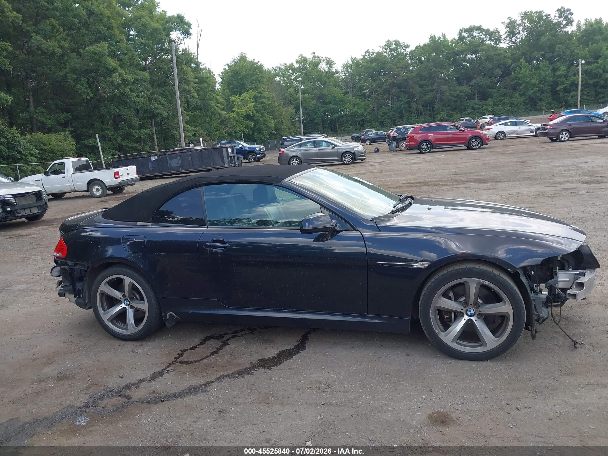 2010 Bmw 650i   Black vin: WBAEB5C51AC224914