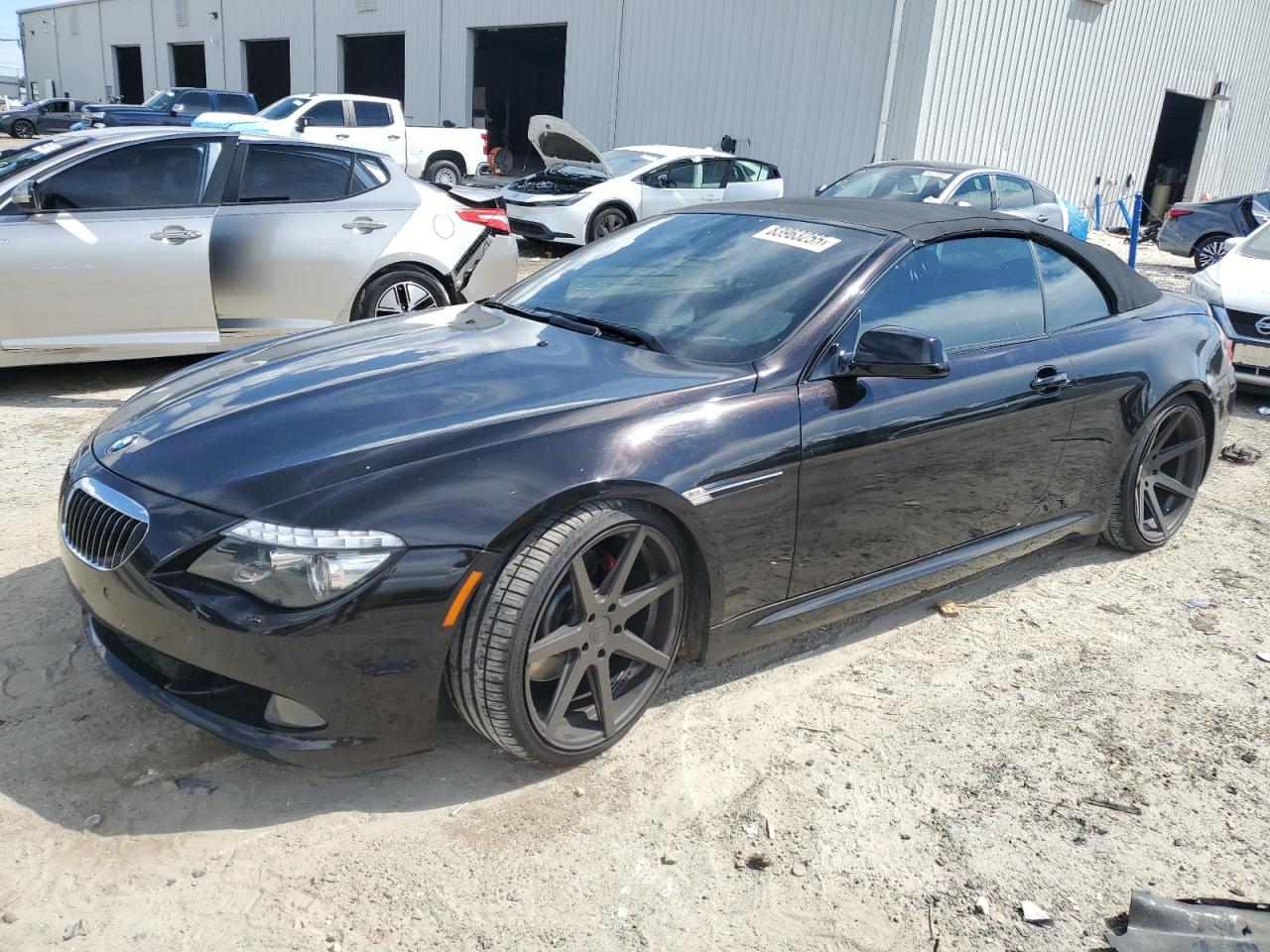 2010 Bmw 650 I Black vin: WBAEB5C51AC225240