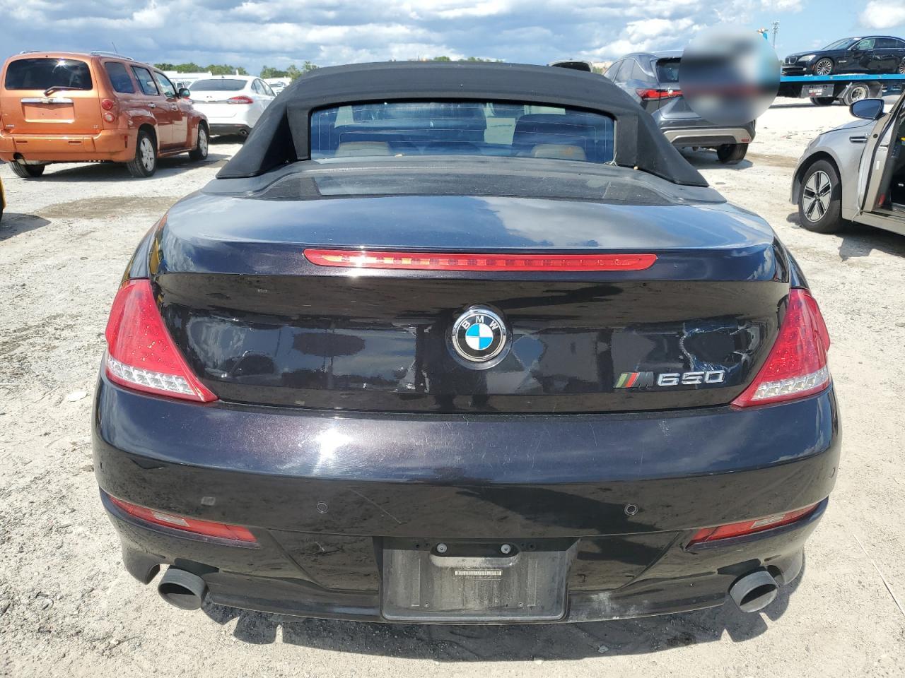 2010 Bmw 650 I Black vin: WBAEB5C51AC225240