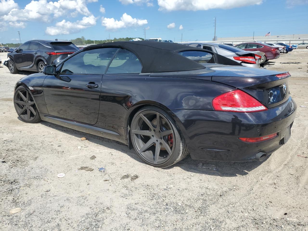 2010 Bmw 650 I Black vin: WBAEB5C51AC225240