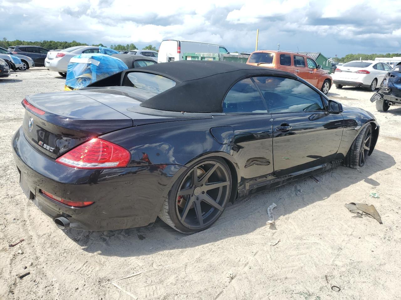 2010 Bmw 650 I Black vin: WBAEB5C51AC225240