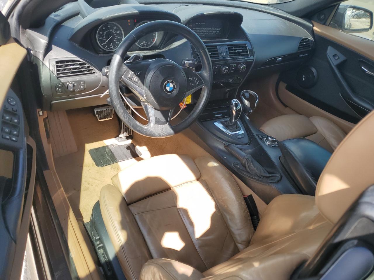 2010 Bmw 650 I Black vin: WBAEB5C51AC225240