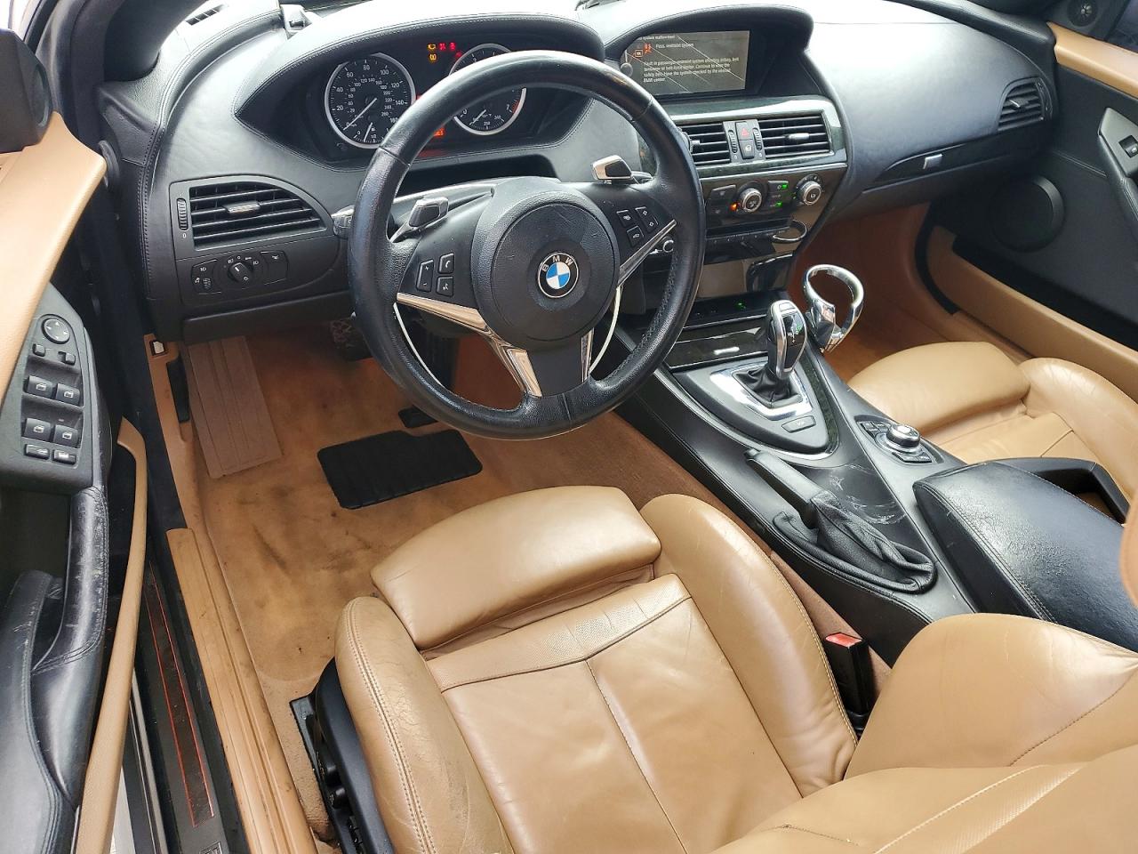 2010 Bmw 650 I Silver vin: WBAEB5C51AC225691
