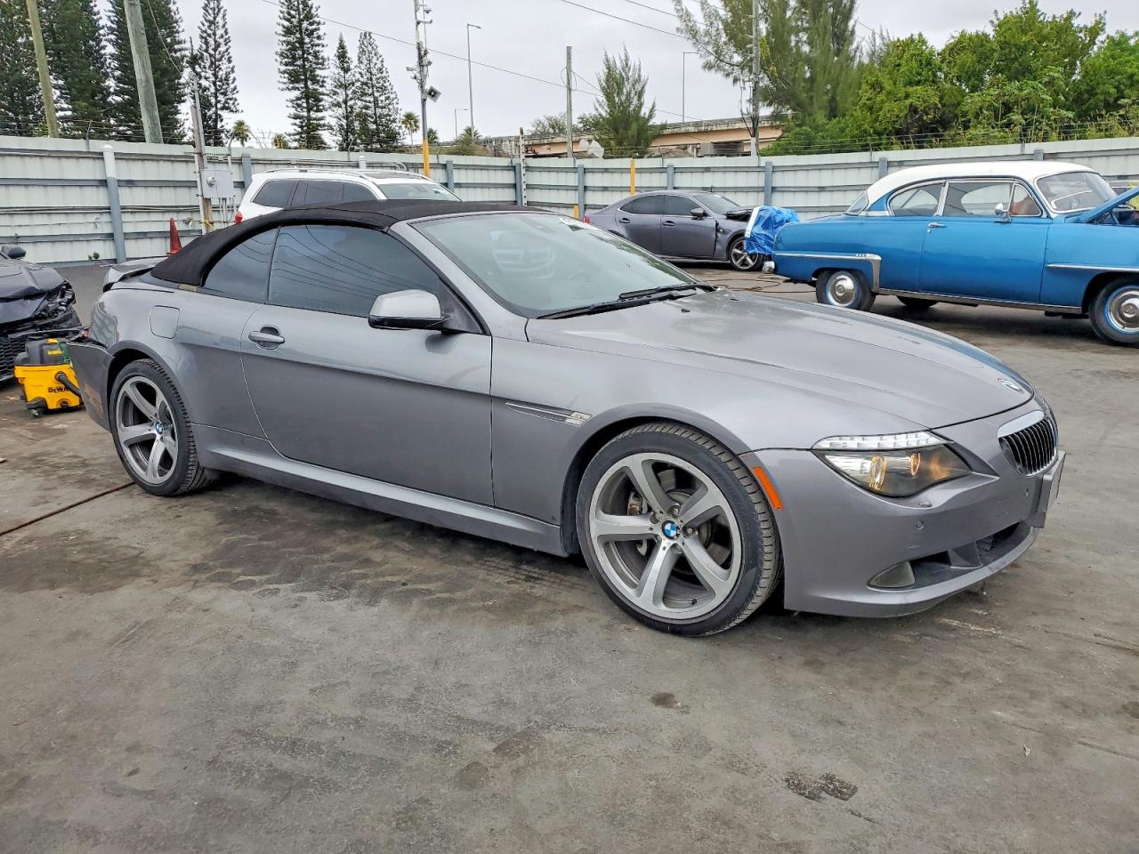 2010 Bmw 650 I Silver vin: WBAEB5C51AC225691