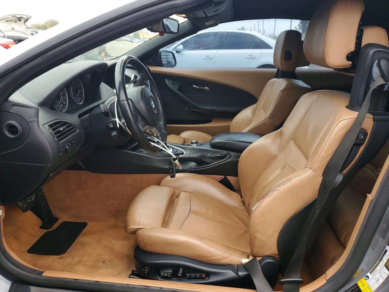 2010 Bmw 650 I Silver vin: WBAEB5C51AC225691