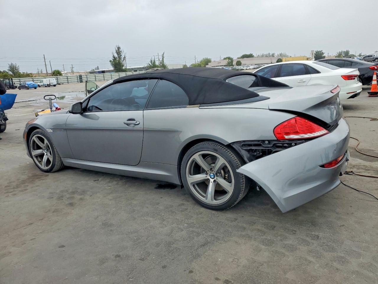 2010 Bmw 650 I Silver vin: WBAEB5C51AC225691