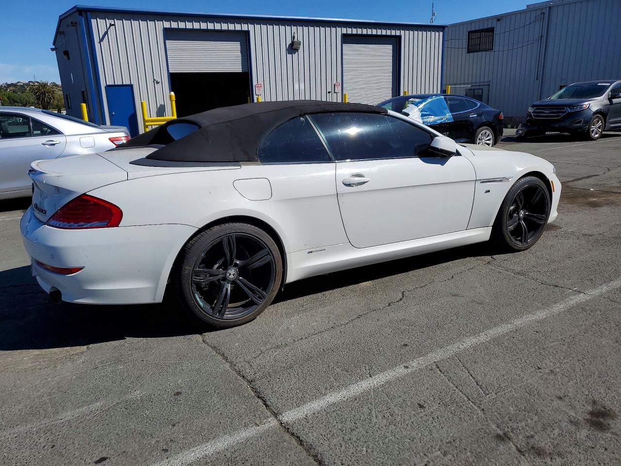 2010 Bmw 650 I White vin: WBAEB5C51AC225982