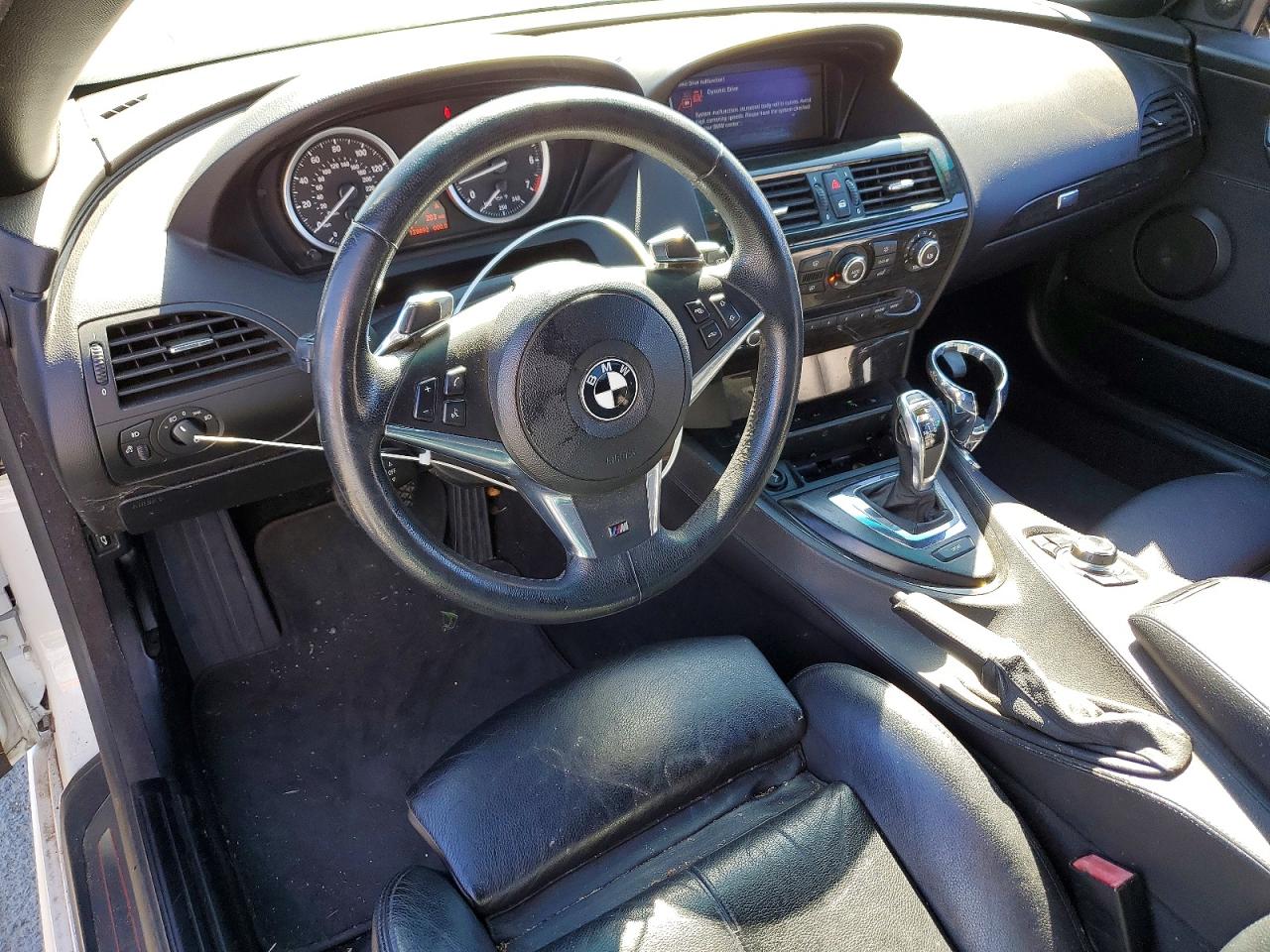 2010 Bmw 650 I White vin: WBAEB5C51AC225982
