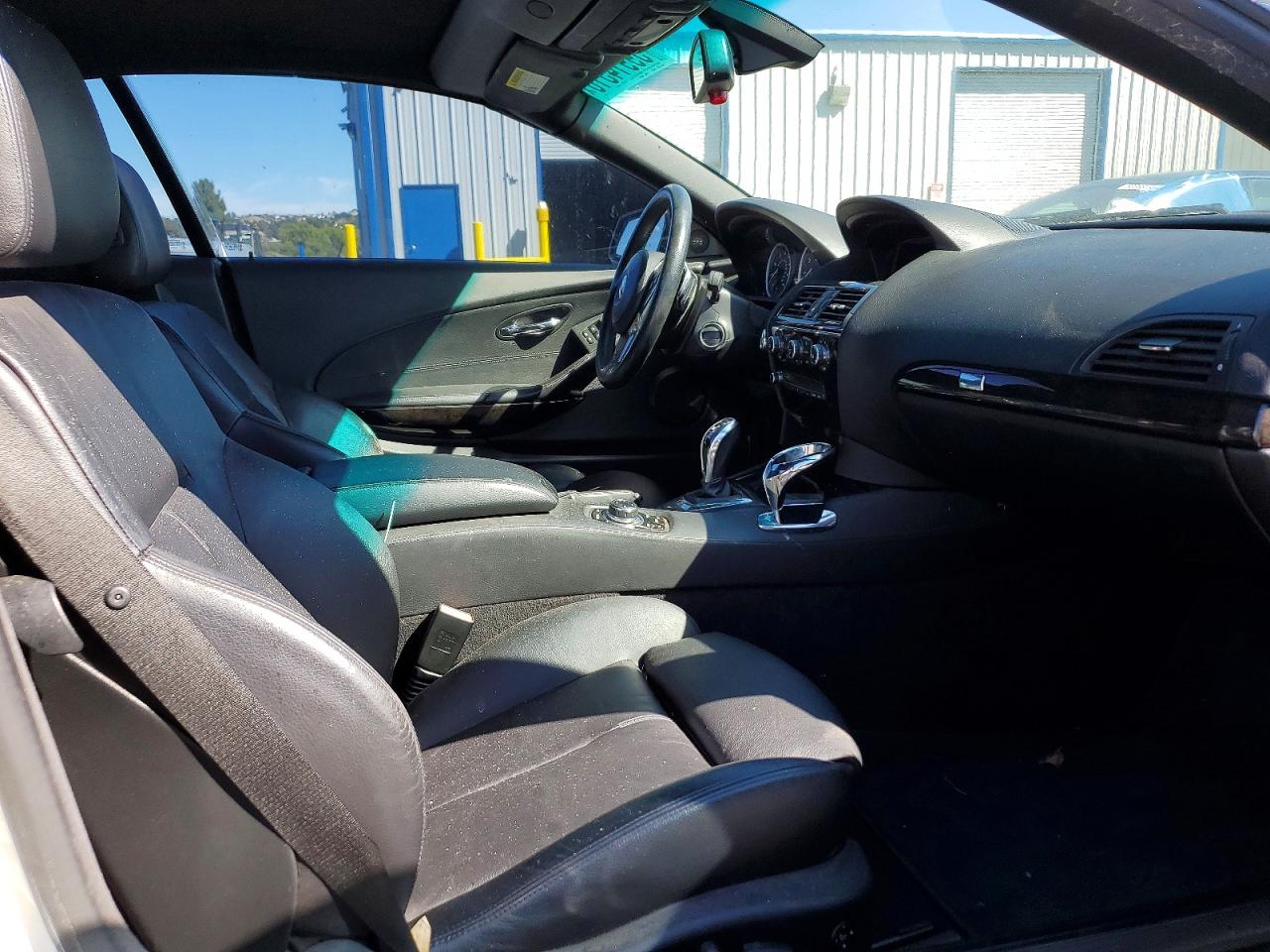 2010 Bmw 650 I White vin: WBAEB5C51AC225982