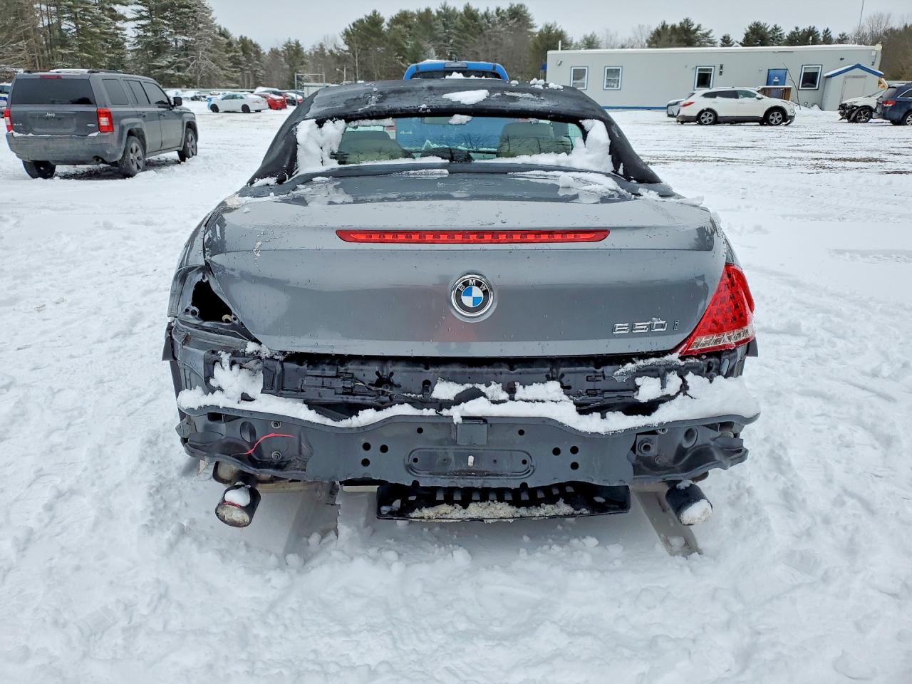 2010 Bmw 650 I Gray vin: WBAEB5C53AC225806
