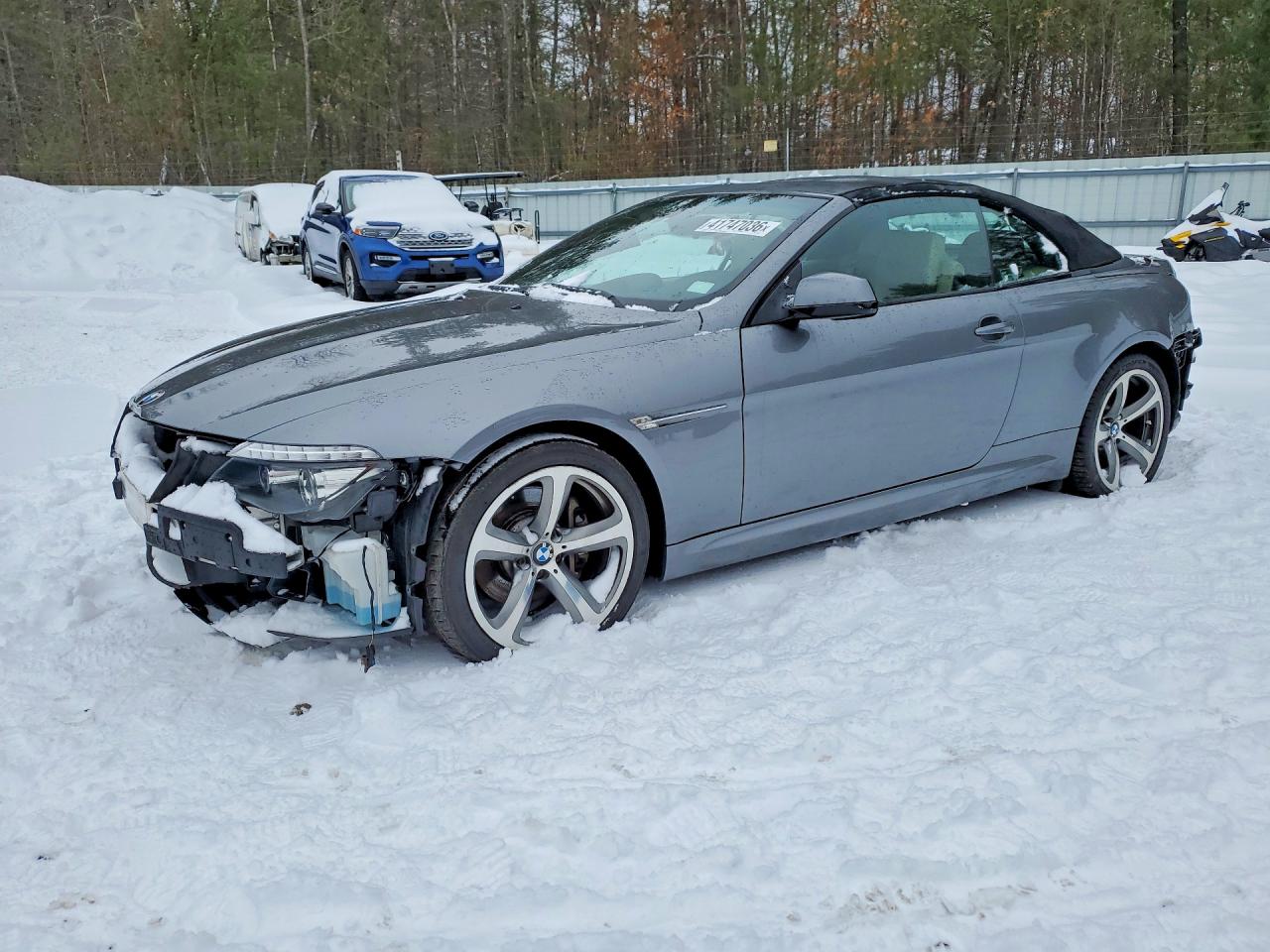 2010 Bmw 650 I Серый vin: WBAEB5C53AC225806