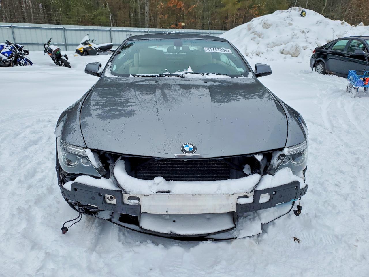 2010 Bmw 650 I Gray vin: WBAEB5C53AC225806