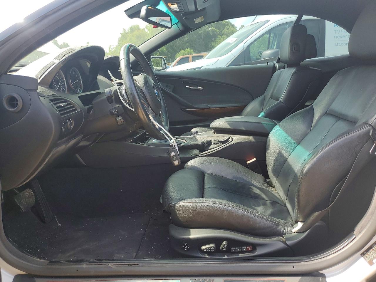 2010 Bmw 650 I Серебряный vin: WBAEB5C54AC224650