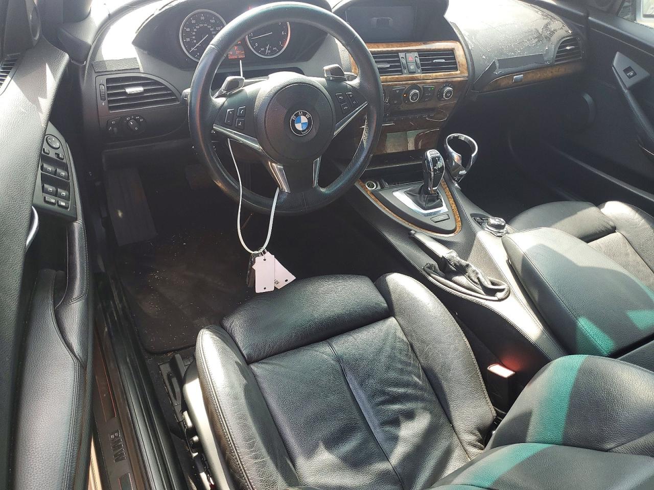 2010 Bmw 650 I Серебряный vin: WBAEB5C54AC224650