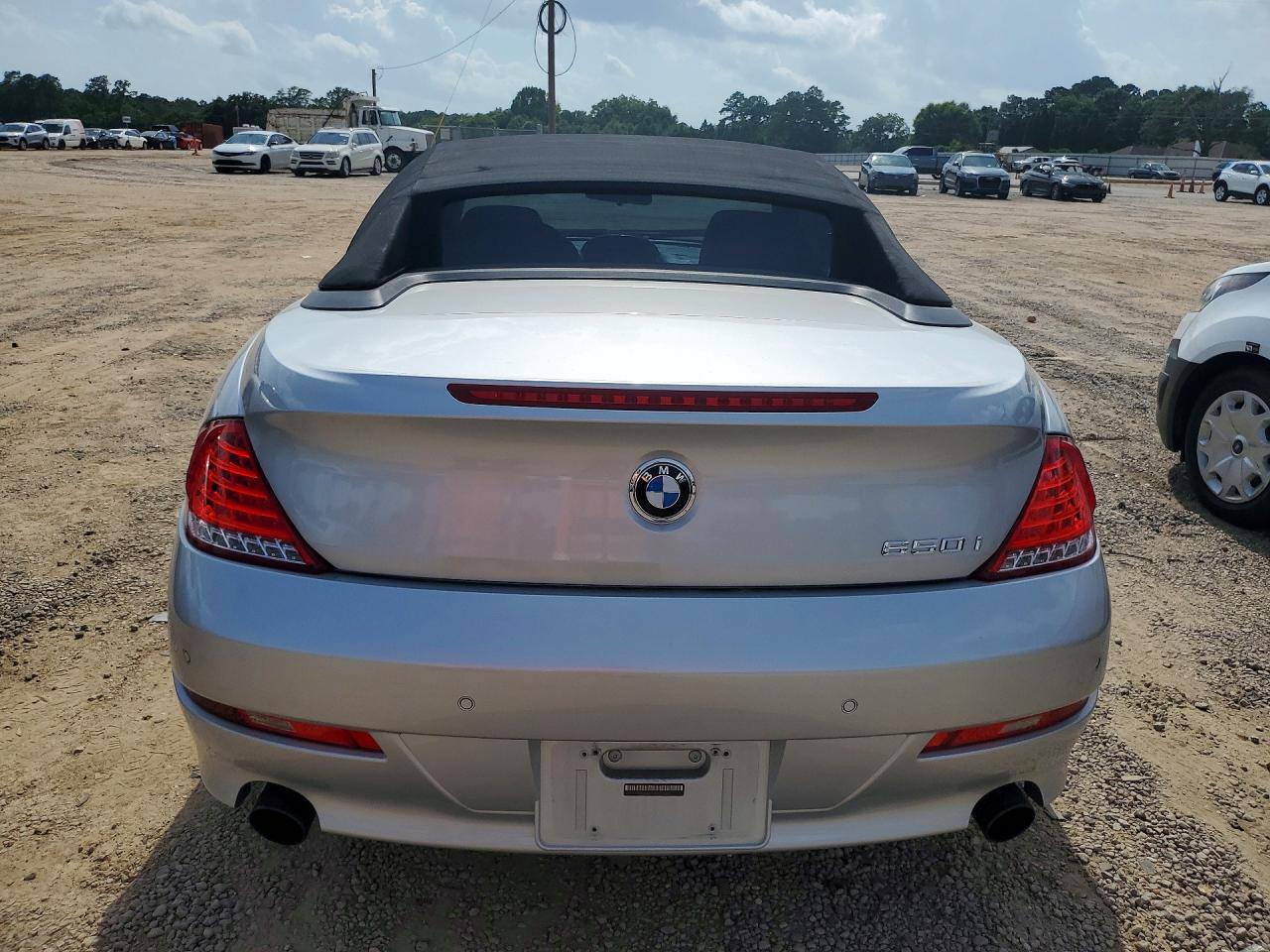 2010 Bmw 650 I Серебряный vin: WBAEB5C54AC224650