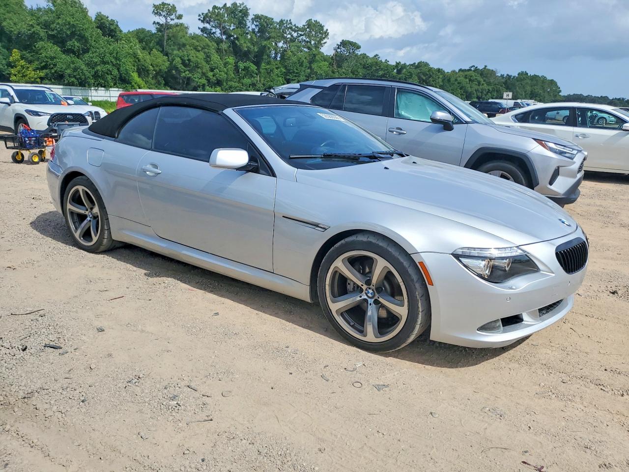 2010 Bmw 650 I Серебряный vin: WBAEB5C54AC224650