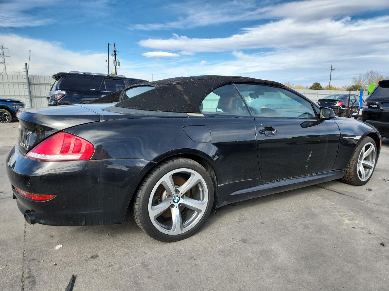 2010 Bmw 650 I Black vin: WBAEB5C54AC225989