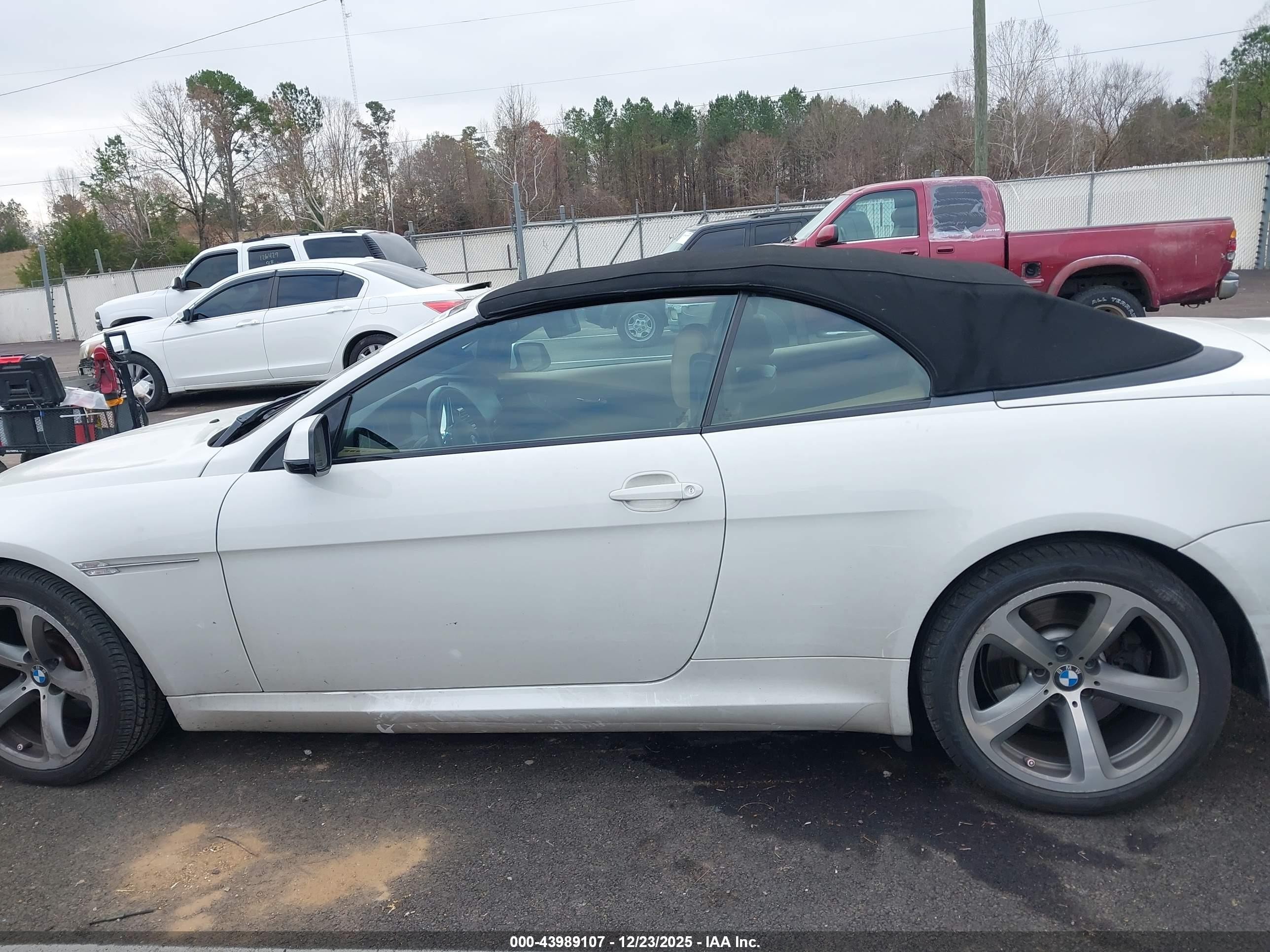 2010 Bmw 650i   Белый vin: WBAEB5C54AC226222