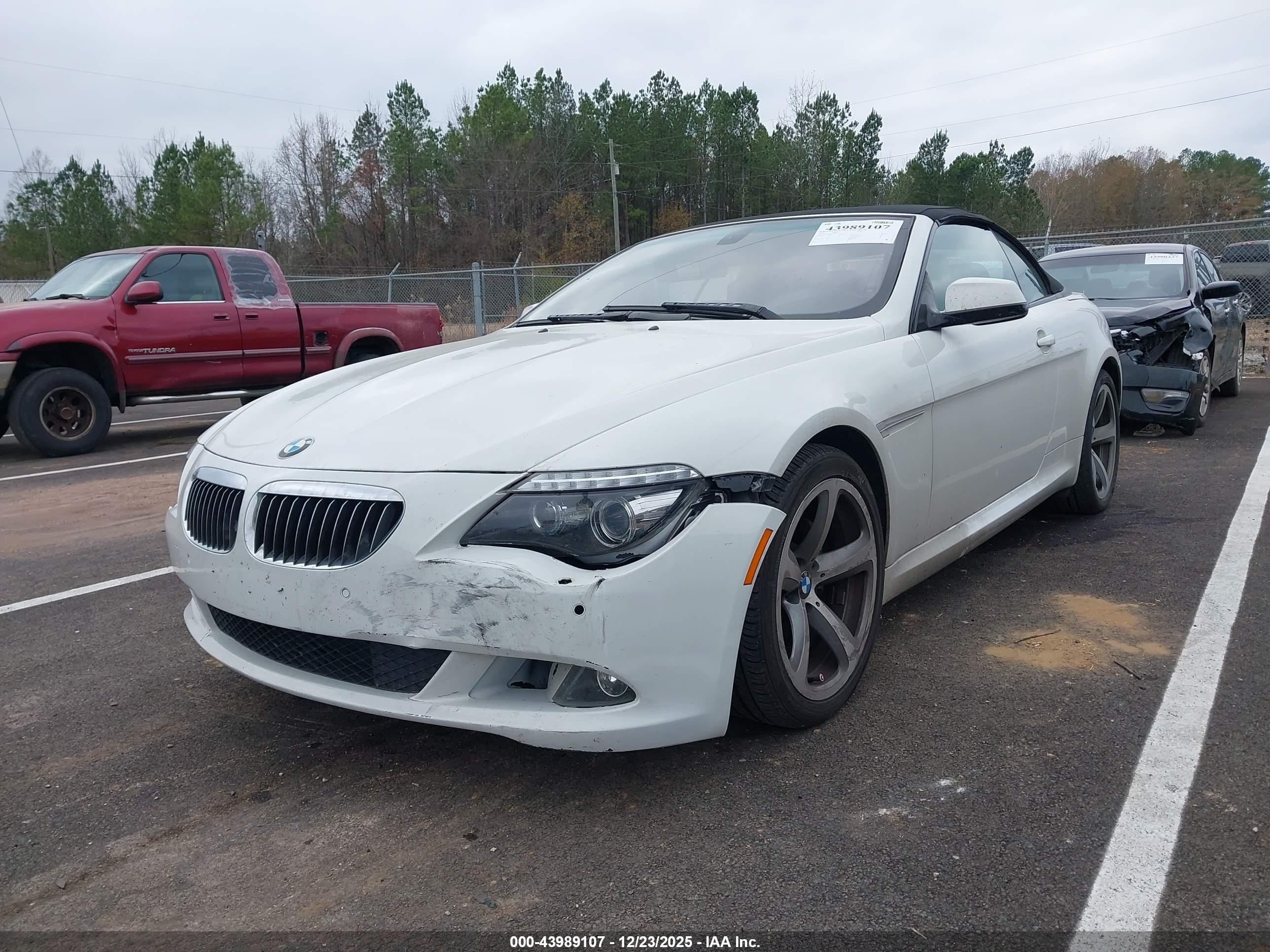2010 Bmw 650i   Белый vin: WBAEB5C54AC226222