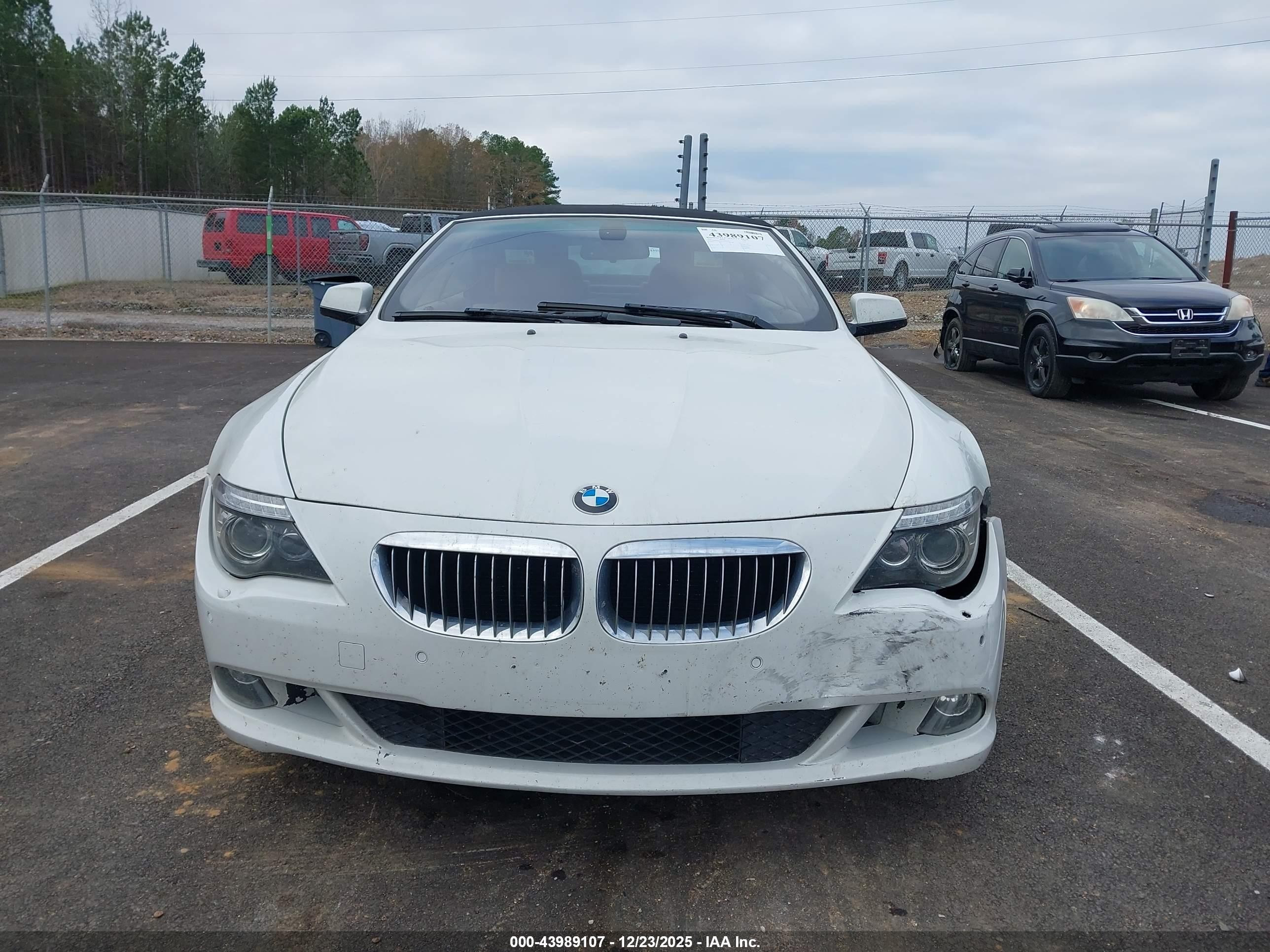 2010 Bmw 650i   Белый vin: WBAEB5C54AC226222