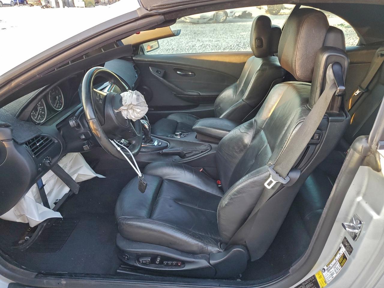 2010 Bmw 650 I Silver vin: WBAEB5C55AC224611