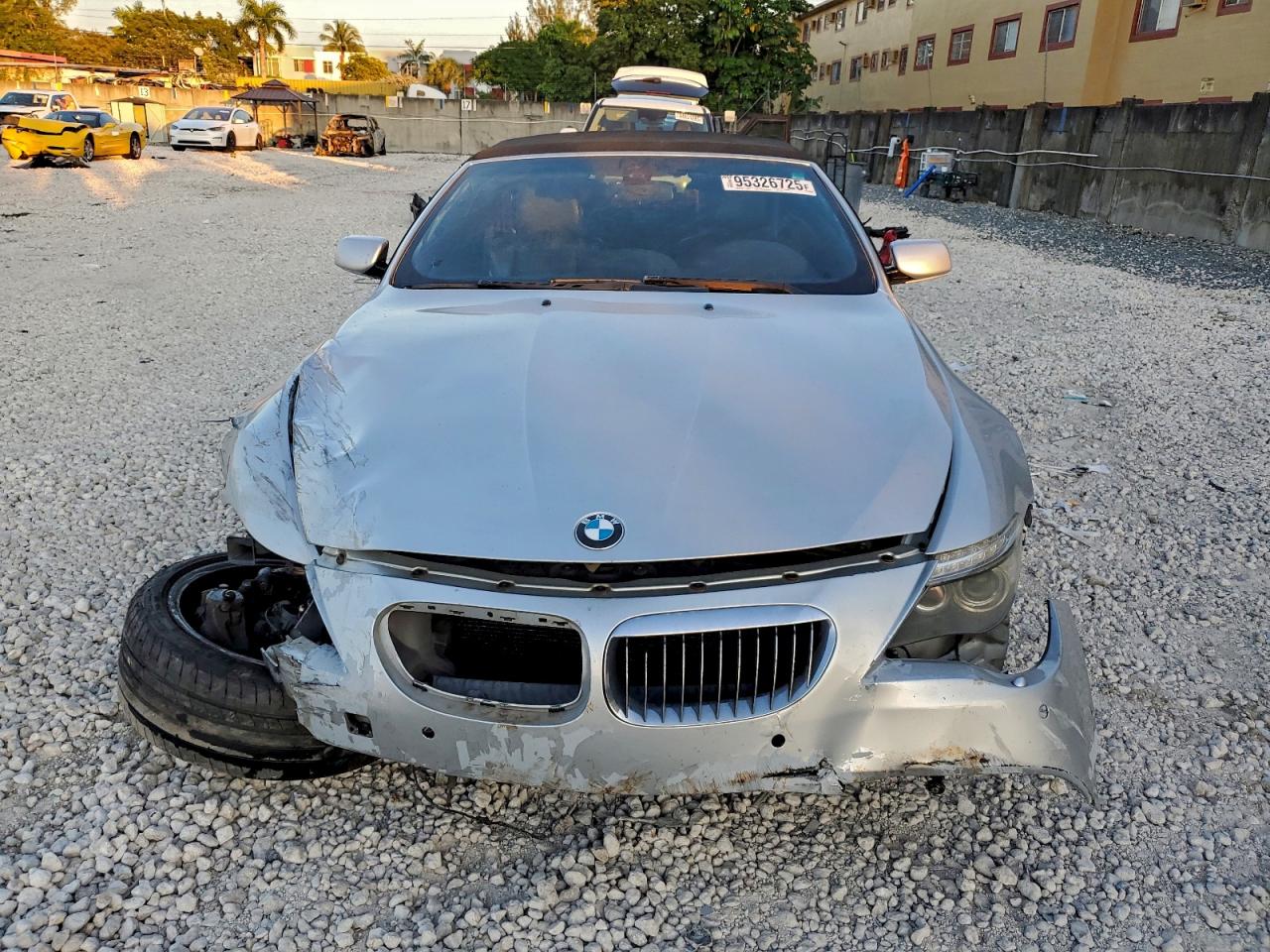 2010 Bmw 650 I Silver vin: WBAEB5C55AC224611