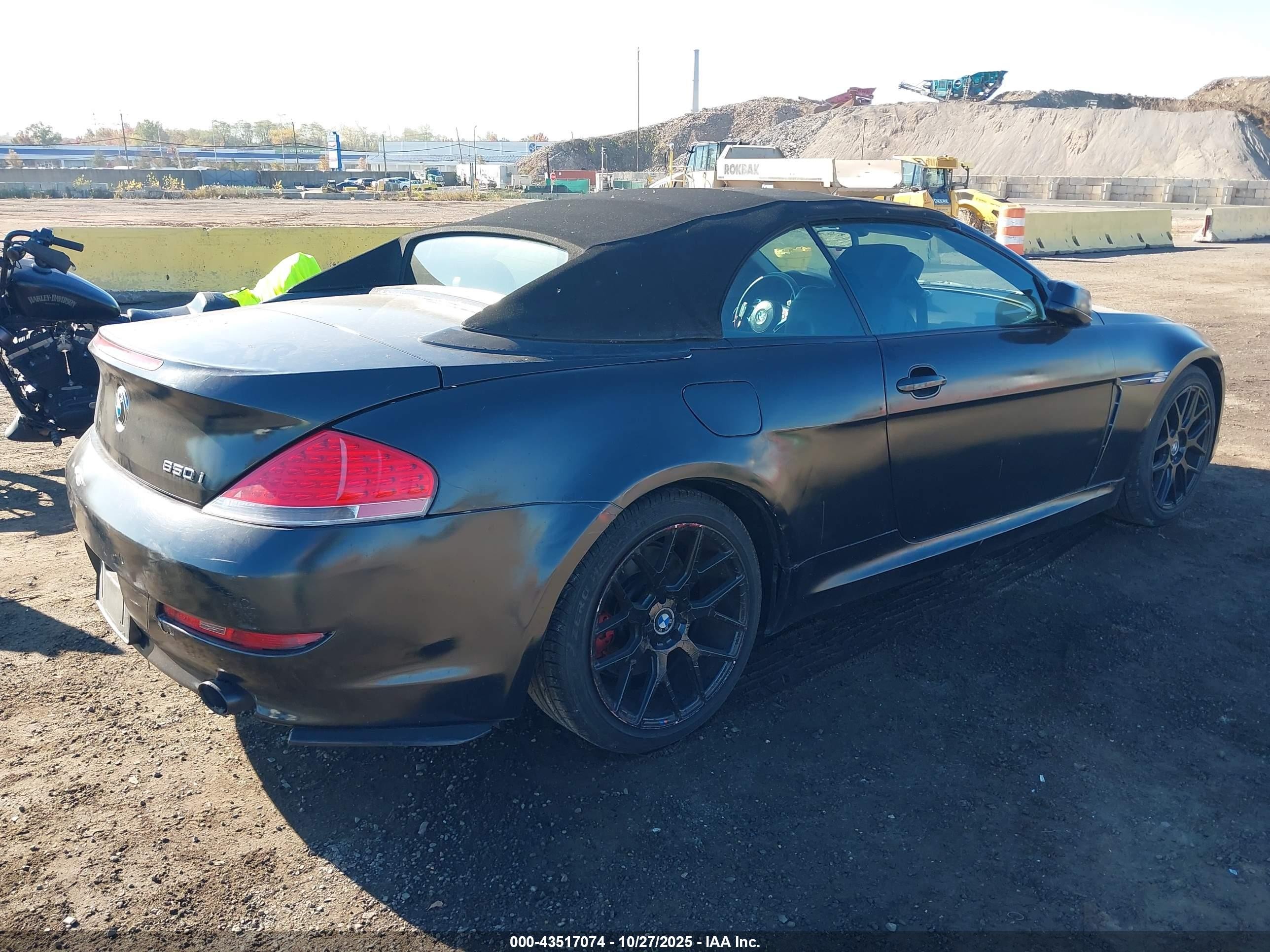 2010 Bmw 650i   Black vin: WBAEB5C55AC225242