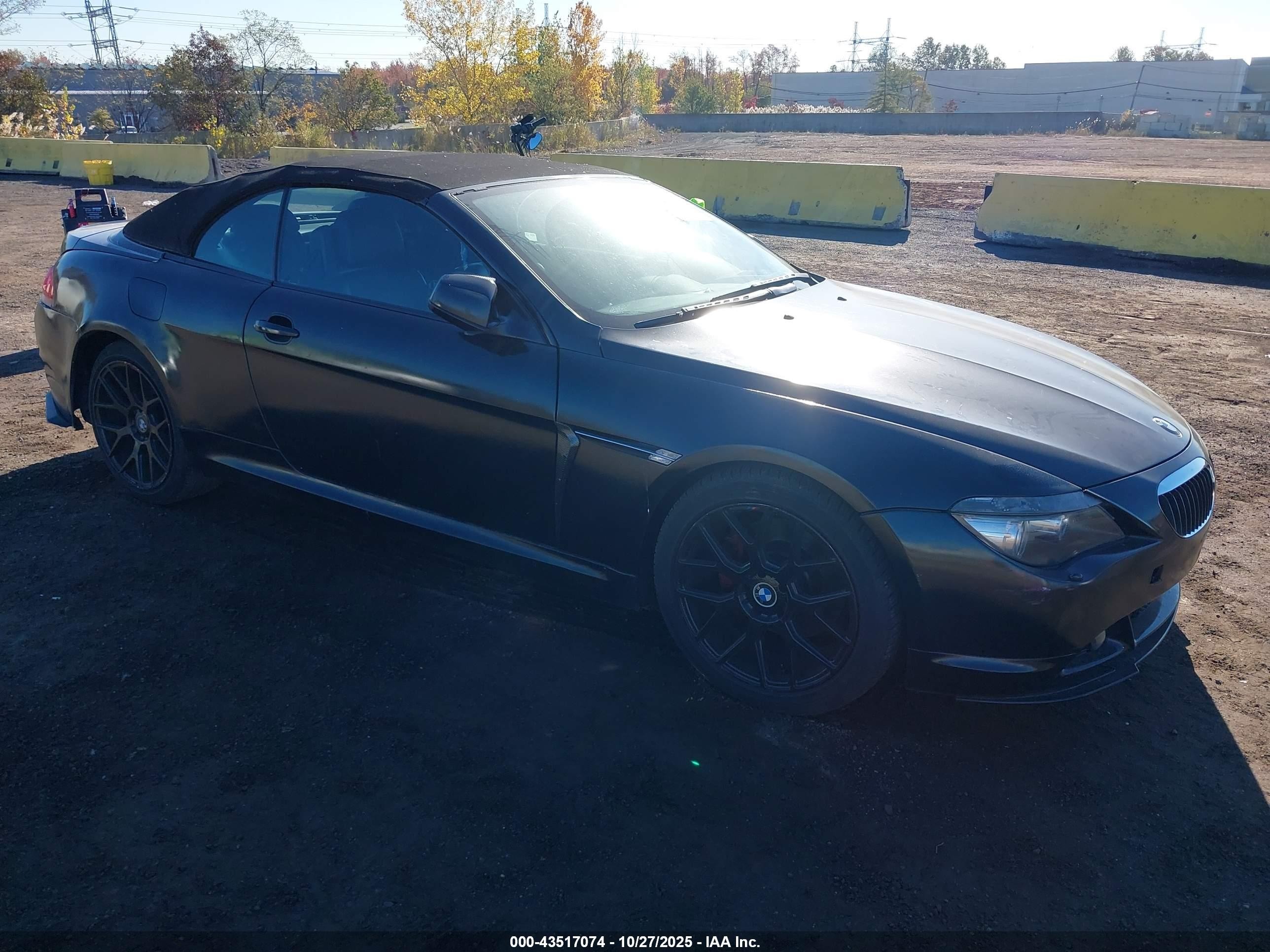 2010 Bmw 650i   Black vin: WBAEB5C55AC225242