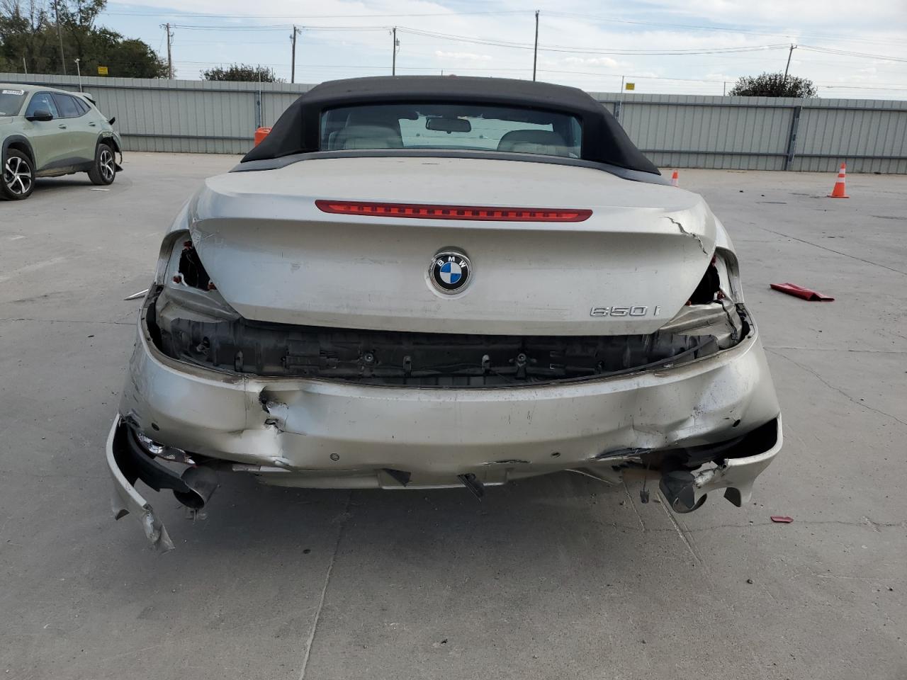 2010 Bmw 650 I Silver vin: WBAEB5C55AC225693