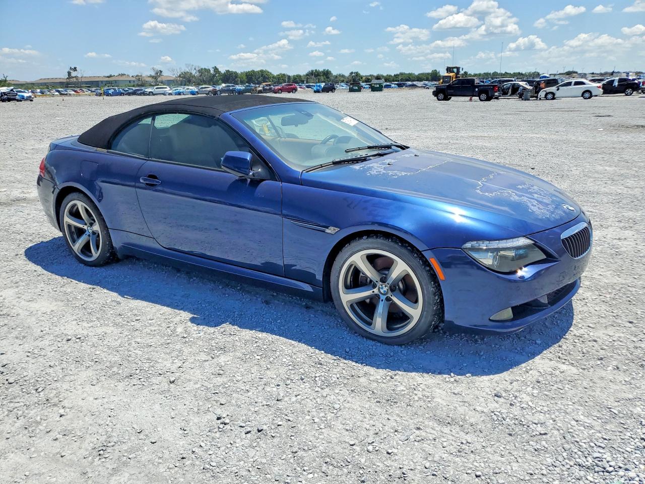 2010 Bmw 650 I Blue vin: WBAEB5C56AC225573