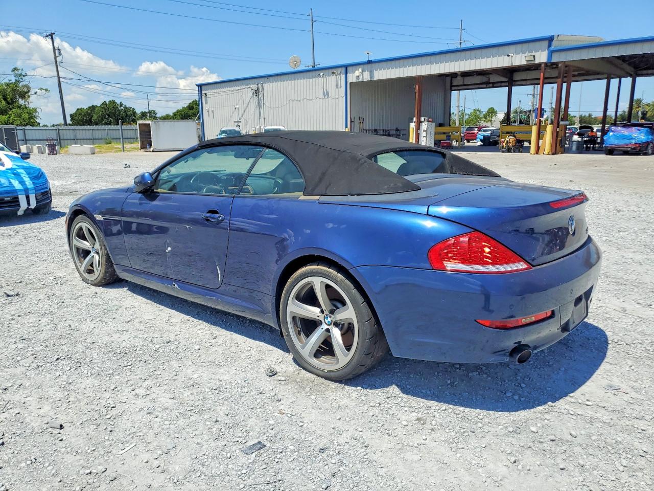 2010 Bmw 650 I Blue vin: WBAEB5C56AC225573